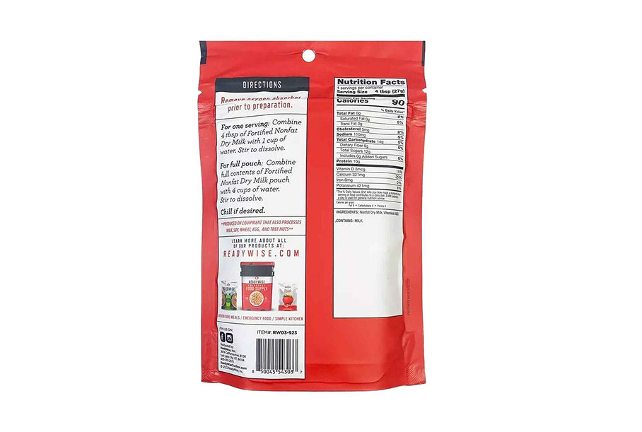 Readywise Nonfat Dry Milk