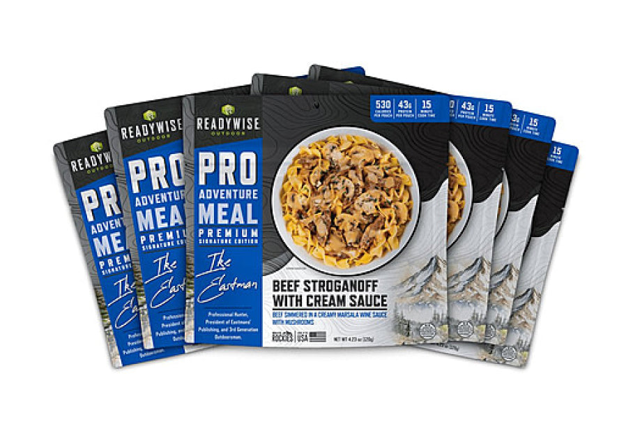 Readywise Outdoor Pro Meal Beef Stroganoff w/ Mushroom Cream Sauce- Reformulated