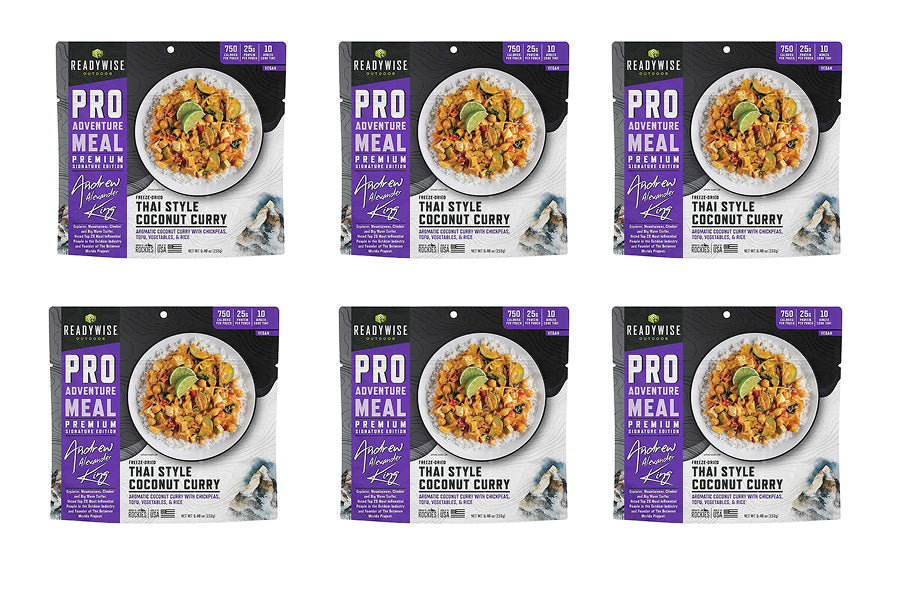 Readywise Outdoor Pro Meal Coconut Curry- Reformulated