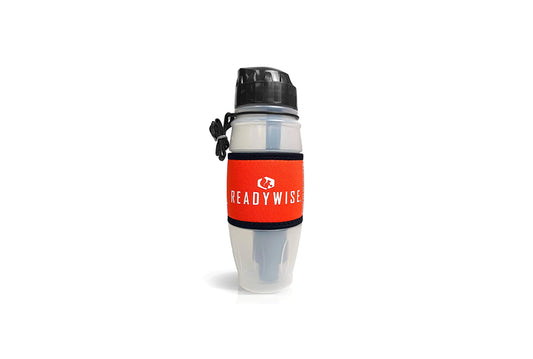 Readywise Wise Water Filtration Bottle Powered by Seychelle