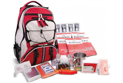 Readywise RW10-621GSG(RED) 64-Piece Survival Backpack, Red