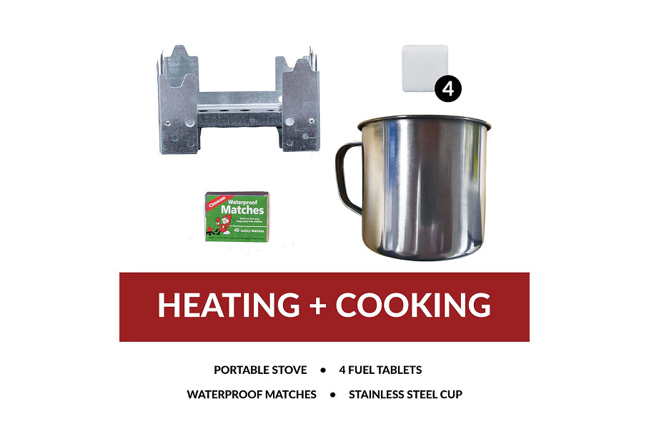 Readywise RW10-622GSG(CAMO) 64-Piece Survival Back Pack, Camo