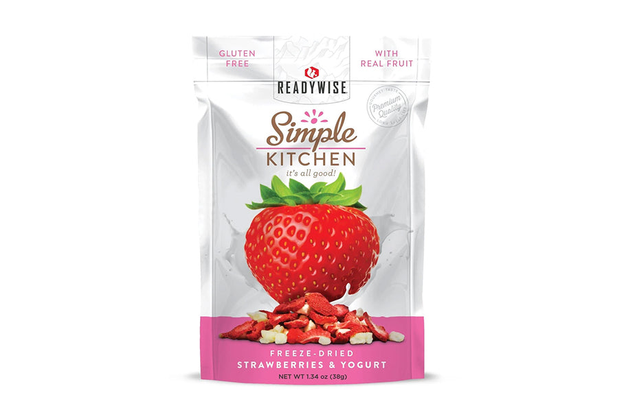 Readywise Simple Kitchen Freeze-Dried Strawberries & Yogurt