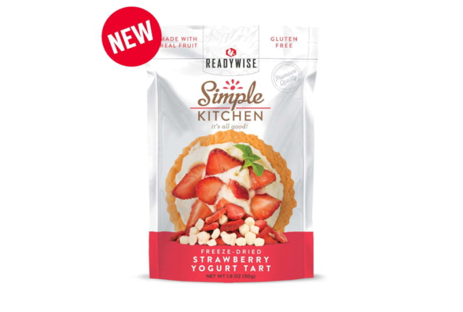 Readywise Simple Kitchen Strawberry Yogurt Tart