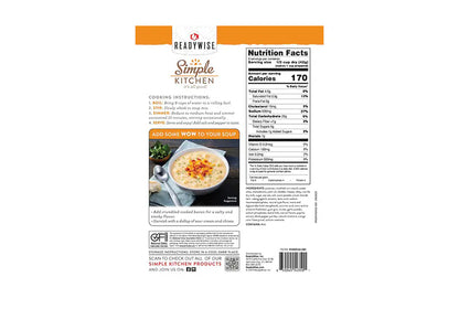 Readywise Simple Kitchen Cheddar Potato Soup- Reformulated