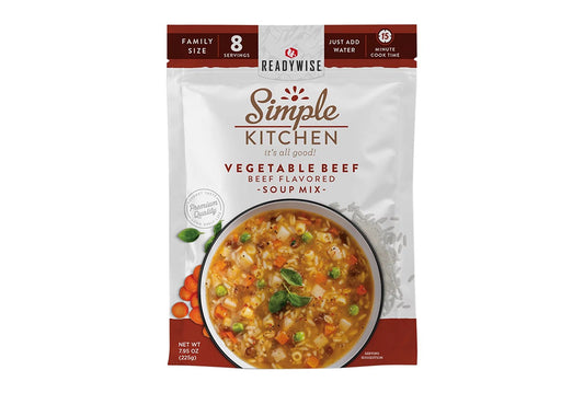 Readywise Simple Kitchen Vegetable Beef Soup- Reformulated