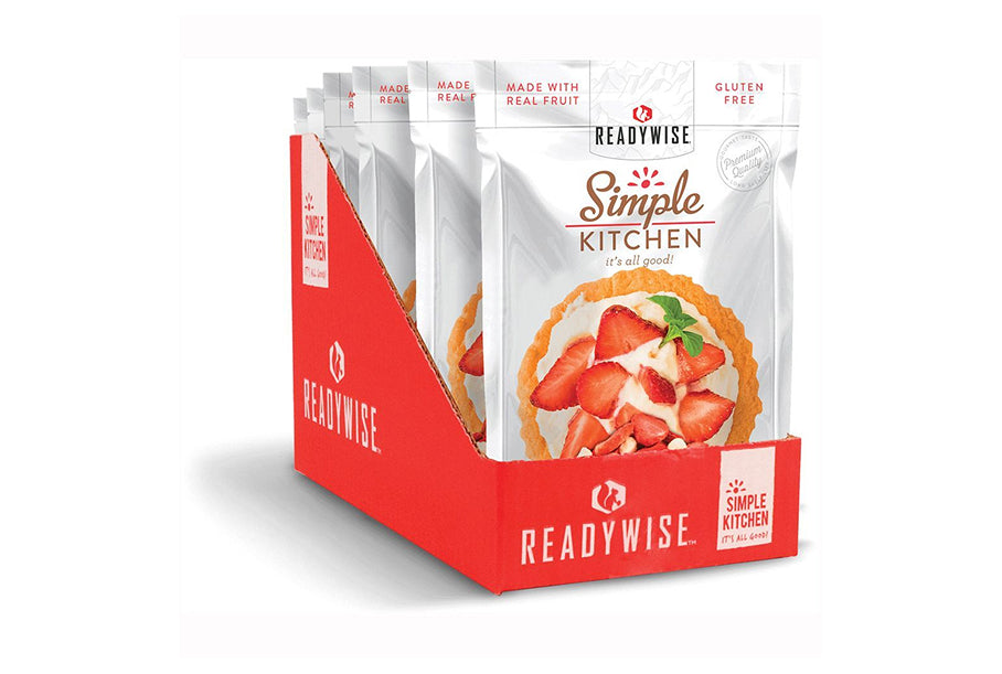 Readywise Simple Kitchen Strawberry Yogurt Tart