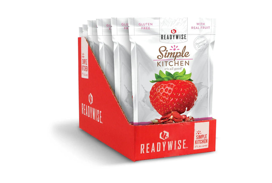 Readywise Simple Kitchen Freeze-Dried Strawberries & Yogurt