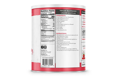 Readywise 22 Serving Simple Kitchen Freeze-Dried Raspberries Can