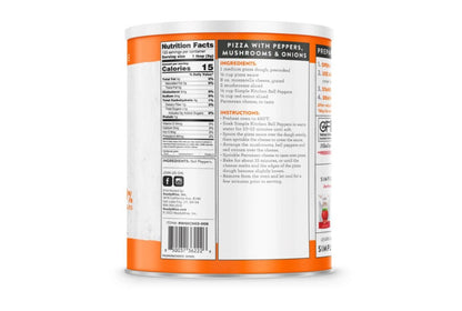 Readywise 153-Serving Simple Kitchen Dehydrated Red & Green Bell Peppers