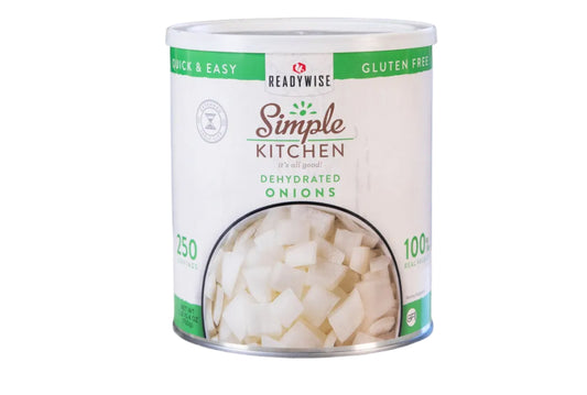 Readywise Simple Kitchen 250 Serving Dehydrated Chopped Onions