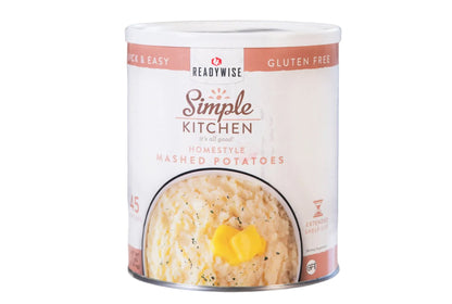Readywise Simple Kitchen 45 Serving Dehydrated Homestyle Mashed Potatoes