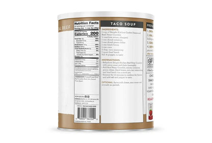 Readywise Simple Kitchen 22 Serving Freeze-Dried Seasoned Beef Patty Crumbles