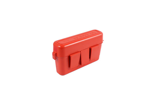 MTM S-5-30 Shotshell Ammo Box 5-Round Belt Style, 12 Gauge up to 3", Red