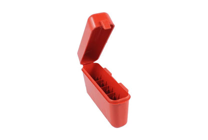 MTM S-5-30 Shotshell Ammo Box 5-Round Belt Style, 12 Gauge up to 3", Red