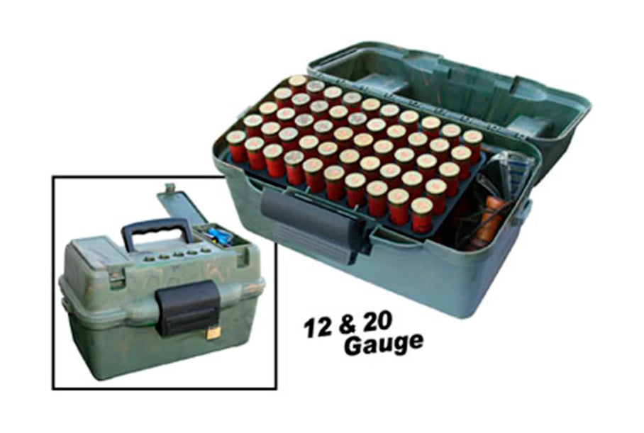 MTM SF100D-09 Deluxe Shotshell Case 100 Rounds, Camo