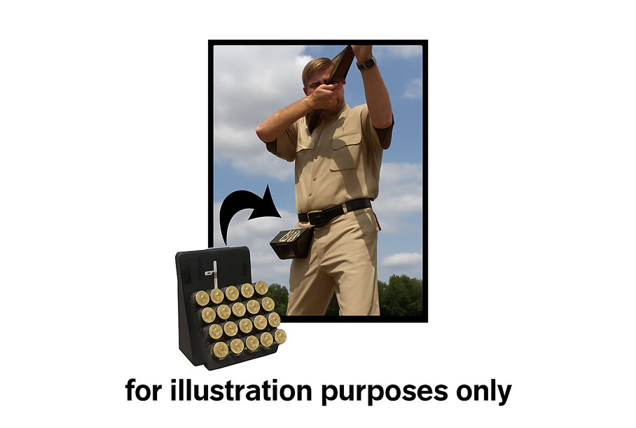 MTM SH100-12-09 Shotgun Hunter Case & EZ-Grab Shotshell Holster, Camo