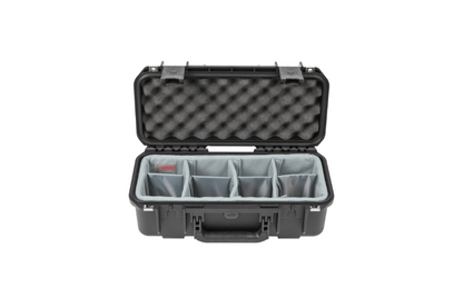 SKB iSeries 1706 Reel Case with Think Tank Padded Dividers 4.25" Deep Opened Front