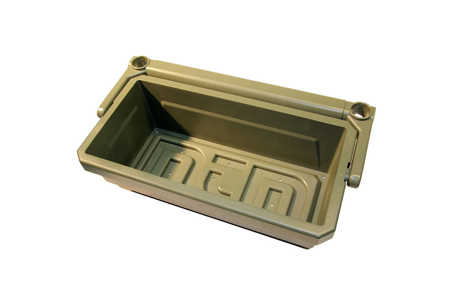 MTM SSC Shotshell Box Caddy with (x4) SS25-00, Army Green/Clear