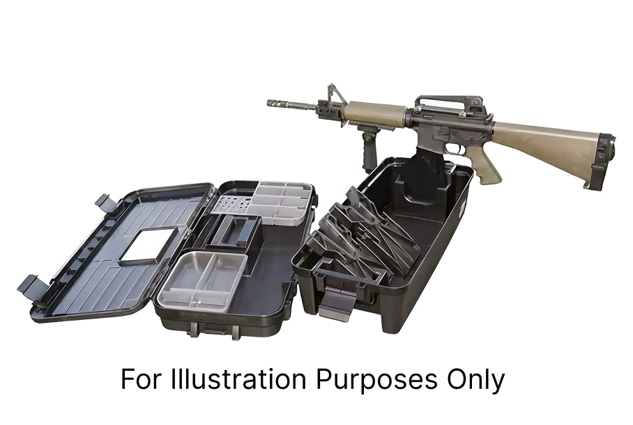 MTM TRB-40 Tactical Range Box for Regular & Tactical rifles, Black