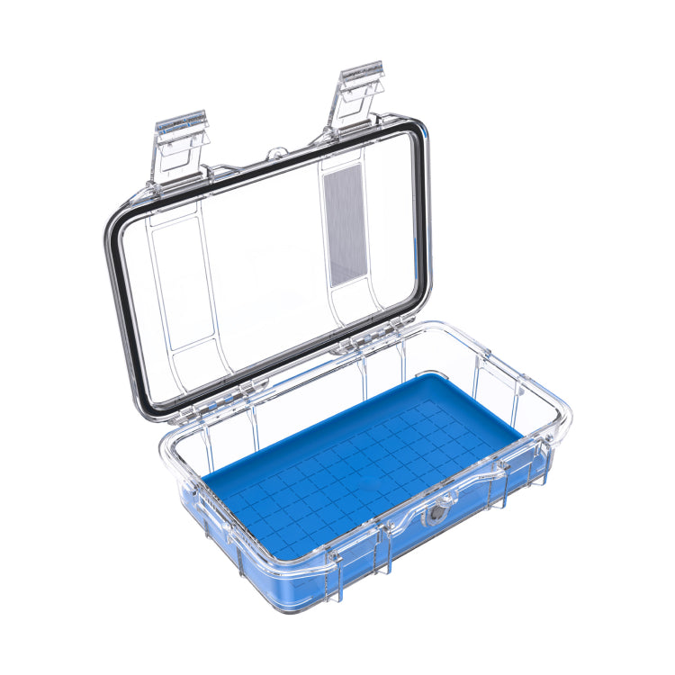 Pelican M50 Case Blue Clear Open